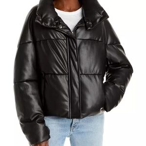 APPARIS Jemma Faux Leather Puffer Coat
